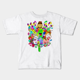 Test Tube Monsters V2.O Kids T-Shirt